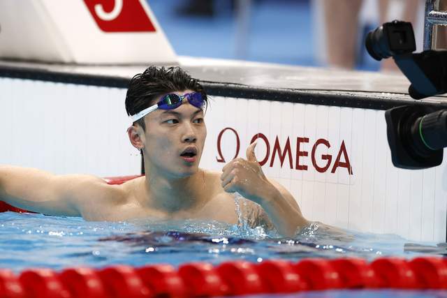 22评东京奥运 男子游泳首金,汪顺一诺千金,好样的